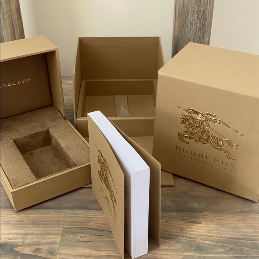 2/$40 Burberry case authentic includes certificate book